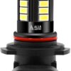 Alla Lighting 9145 H10 LED Fog Light Bulbs 2800 Lumens Xtremely Super Bright 9140 9045 9155 9040 5730 33-SMD 12V PY20D Fog Lights Replacement for Cars, Trucks, 6000K Xenon White