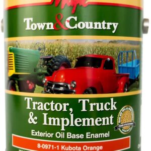 Majic Paints 8-0971-1 Town & Country Tractor, Truck & Implement Oil Base Enamel Paint, 1-Gallon, Kubota Orange
