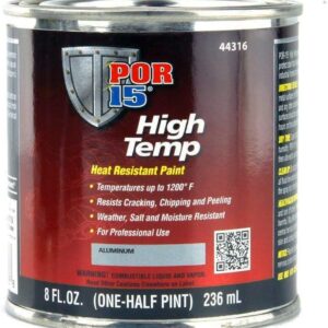 POR-15 44316 Aluminum High Temp Paint - 8 fl. oz.