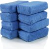 Chemical Guys MIC_292_08 Premium Grade Microfiber Applicators, Blue (Pack of 8)