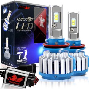 Win Power H11 LED Headlight Bulb Conversion Kit H8 H9 CREE 70W 7,200Lm 6000K Cool White Fog Lights+ Canbus-2 Yr Warranty