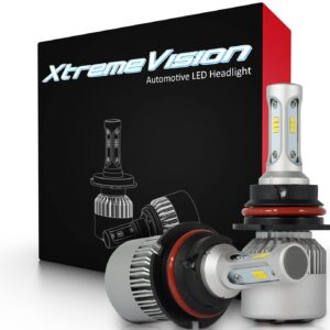Xtremevision 7G 72W 16,000LM - 9007 Dual Beam LED Headlight Conversion Kit - 6500K CSP LED - 2019 Model