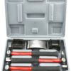 NEIKO 20709A Heavy Duty Automotive Body Hammer and Dolly Tool Kit | 7 Piece | Body Shop Repair Kit for Dents