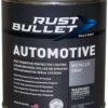 RUST BULLET Automotive - Rust Preventive Protective Coating, Rust Inhibitor Paint, UV Resistant - No Topcoat Needed (Quart, Metallic Gray)
