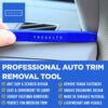 Tresalto Auto Trim Removal Tool Set [Non Marring and No Scratch] Auto Trim Kit for Easy Removal of Car Door Panels, Fasteners, Molding, Dashboards and Wheel Hubs, 5 PCS