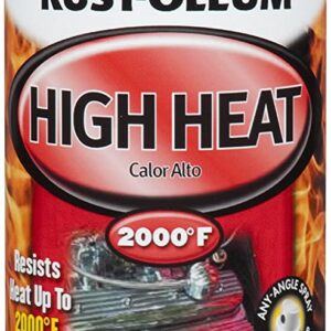 Rust-Oleum 248903 12-Ounce 2000 Degree, Flat Black Automotive High Heat Spray Paint