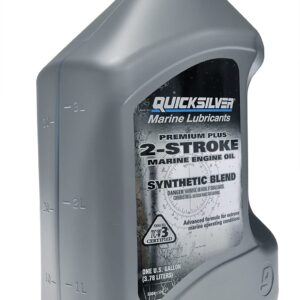 Quicksilver 858027Q01 Premium Plus 2-Cycle TC-W3 Oil for 2-Cycle Mercury, Mariner, Force, Mercury Jet Drive Outboards and Mercury Sport Jet Engines, 1-Gallon