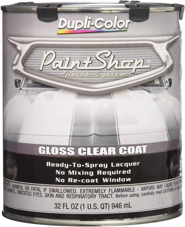Dupli-Color EBSP30000 Clear Coat Paint Shop Finish System - 32 oz., Clear Gloss
